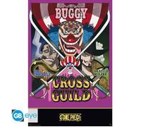Poster Maxi - GB EYE - One Piece - Cross Guild - 91,5x61 cm - Décoration murale - Noir