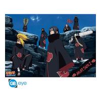 ABYstyle - Poster Naruto Shippuden Akatsuki - 98 x 68 cm - Impression haute qualité 170 g/m²