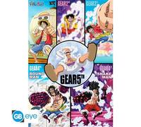 GB Eye – Affiche One Piece : Historique des Gears – 91,5 x 61 cm