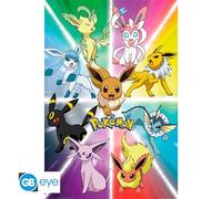 Poster Maxi Pokémon Évoli Évolutions