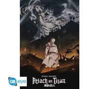 Poster Maxi S4 Key Art Attack On Titans Roulé Filmé