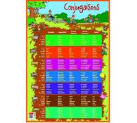 Poster pédagogique - Conjugaison - 52 x 76 cm