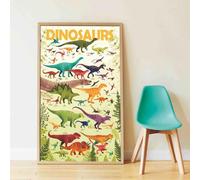 Poster Pédagogique Et Stickers : Dinosaures