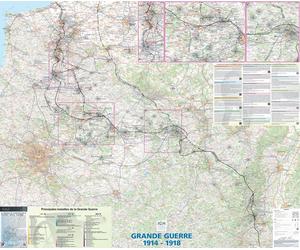 Poster plastifié - Grande Guerre 1914-1918 (100 x 121 cm) | IGN