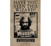 Poster plastifié Harry Potter Wanted Sirius Noir