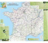 Poster plastifié - Voies vertes et véloroutes de la France (98 x 119 cm) | IGN