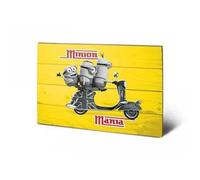 Poster Pyramid Minion Mania Wood Art Sw11568P Jaune 40x59 cm