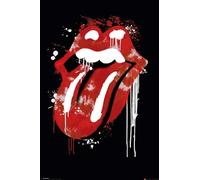 Poster Rolling Stones - Graffiti Lips - Papier Glacé - 91x61cm