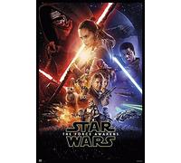 Poster Star Wars: épisode VII - Le réveil de la Force "Affiche principale" (61cm x 91,5cm) + un poster surprise en cadeau!