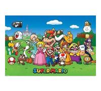 Poster Super Mario Personnages 61 cm x 91,5 cm G