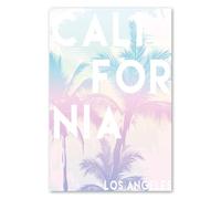 Postereck - 2204 - Impression Californie Los Angeles USA Palmier - Art Mural, Voyage, Urban, Rétro, Soleil - Affiche - DIN A3 29,7 cm x 42,0 cm