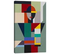 Posterlounge Femme sans nom Tableau sur toile