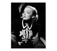 Posterlounge Marlene Dietrich Poster | 30 x 40 cm Noir et blanc Tableaux Décoration murale