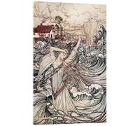 Posterlounge Ondine disparaissant dans le Danube Tableau en verre acrylique