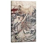 Posterlounge Ondine disparaissant dans le Danube Tableau sur toile