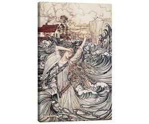 Posterlounge Ondine disparaissant dans le Danube Tableau sur toile