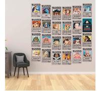 Posters ruggito One Piece Wanted Posters 28,5 cm &times 19,5 cm, Nouvelle &eacute dition Affiche Papier Kraft, Luffy 1,5 Millia4