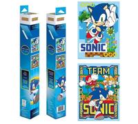 Pyramid International Sonic The Hedgehog, Ensemble de 2 Affiches Décoratives, 52x38 cm