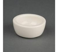 Pot à beurre Ivory Olympia - x 12 - Porcelaine Blanc G