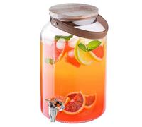 Pot à Boisson en Verre avec Robinet et Poignée 5 6L