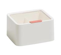Pot À Boules De Coton | Rangement Double Couche avec Couvercle À Bâtonnets Ouatés - Boîte À Cotons-Tiges pour Comptoir,pour Comptoir Hôtel Chambre Tiroir Salle De Bain Appartement Dortoir Voyage
