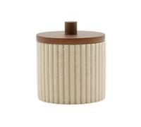 Pot à Cotons Design "Niagara" 10cm Naturel
