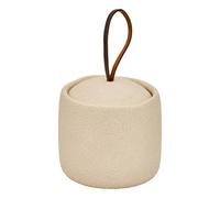 Pot à Cotons en Résine Olea 10cm Beige