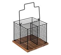 Pot Range-Couverts en Métal Mauro 29cm Noir