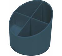 Pot à crayon - Helit - H6790234 - Plastique recyclé - 4 compartiments - 11x11x11 cm