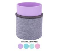 Pot À Crayons - Plastique Avec Housse Néoprène - Coloris Pastel - Apli