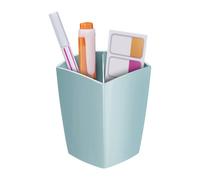 CEP Office Solutions Pot à crayons plastique Riviera 530 Ri 2 compartiments vert d'eau