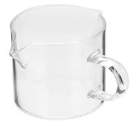 Pot à Crème en Verre 75ml, Tasse à Lait Multifonction Cuisine | Design, Usage pour Lait et Glace, Décoration de Table, Idée Présent Crémaillère