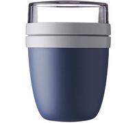 Pot à déjeuner - AYXXH - Ellipse - 500 ml - Compatible congélateur/micro-ondes/lave-vaisselle - Bleu