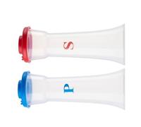 Pot à épices en plastique 2 pièces pour les cuisines domestiques et professionnelles Salières et poivrières Distributeur d ' assaisonnement polyvalent Récipient à condiments polyvalent