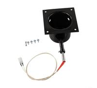 Pot à feu en acier avec revêtement émaillé et 7 trous d'air + 76,2 cm pour tige d'allumage pour grills Traeger PTG exclus et compatible Pellet PRO