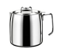 Pot à Filtre à En Inox Robuste, 1.5L | Anti-Poussière, Filtration Efficace, Filtre à avec Couvercle, pour Cuisine, Cuisiniers