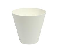 Pot à fleurs 28,5L Tubus 400x400x373 mm, Blanc