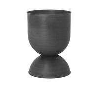 ferm LIVING Cache-pot Hourglass moyen Ø40 cm noir-gris foncé