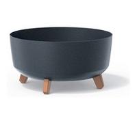 Pot à fleurs Prosperplast Gracia Low ECO Wood DGRL400LW-S433W - couleur ECO Anthracite 14,3L G
