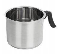 Pot à lait en Acier Inoxydable 2,5 L, Casserole à lait avec bec verseur 16 cm Pot à Soupe, pour Induction