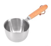 Pot à lait en acier inoxydable avec verseur, poêle pour huile chaude, réchauffeur à café et beurre, petite casserole, pot à beurre à faire fondre avec poignée, pots de service pour sauces pour la