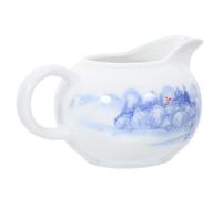 Pot à Lait en Céramique 170ml, Blanc, Surface Lisse | Usage Multi-emploi, Facile à Nettoyer, pour Café et Sauce, Format Compact, Pièce Ornementale de Table
