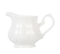 Pot à Lait en Céramique Blanc, Bec Verseur, Prise Facile