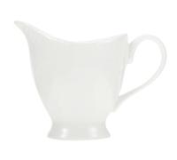 Pot à Lait en Céramique Blanc Poignée, Élégant pour Café | Usage Dessert Shop et Café, Stockage du Lait Thé, Facile à Déplacer, Format Compact