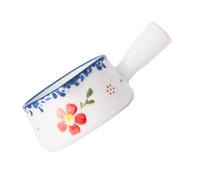 Pot à Lait en Céramique, Mini Pichet pour Sauce et Café | Usage Maison ou Café, Facile à Nettoyer, Format Compact, Service Polyvalent, pour Lait et Jus