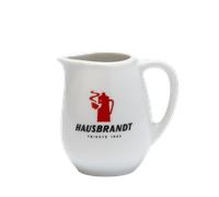 Pot à lait Hausbrandt avec logo rouge 80 ml