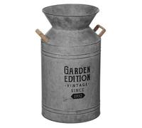 Pot à lait métal gris H48cm - Atmosphera Créateur d'intérieur