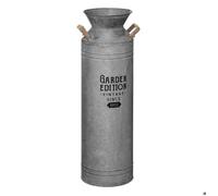 Pot à lait métal gris H62cm - Atmosphera Créateur d'intérieur