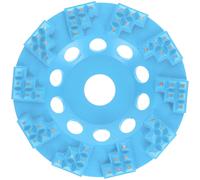 Pot à meuler diamanté de 125 mm, pour un ponçage grossier, adapté aux revêtements et aux résines époxy