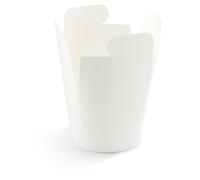 Pot à pâtes en carton 78 ermeture à croisillon Blanc - lot de 50